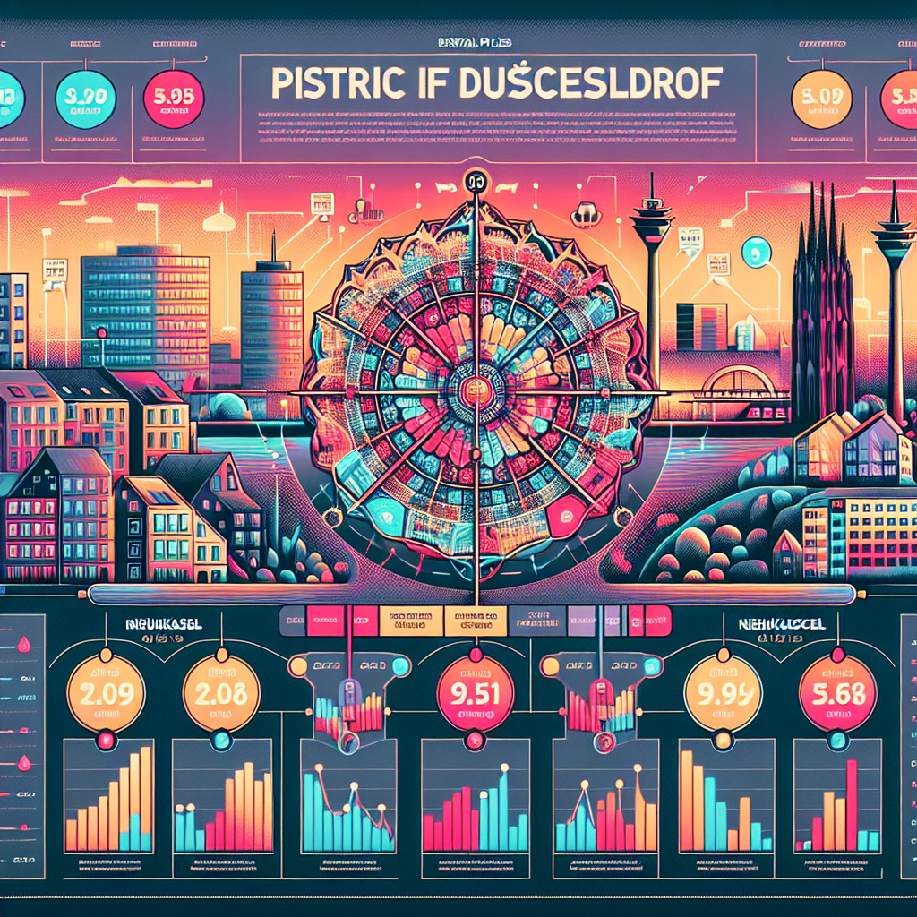 Mietspiegelentwicklung Düsseldorf Niederkassel vs. andere Stadtteile.